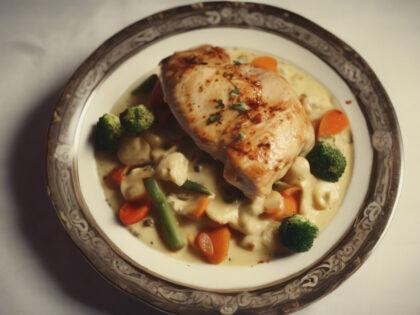 Рецепт куриного филе с овощами на сковороде