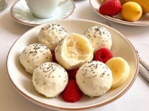 Пример: творожно-банановые шарики