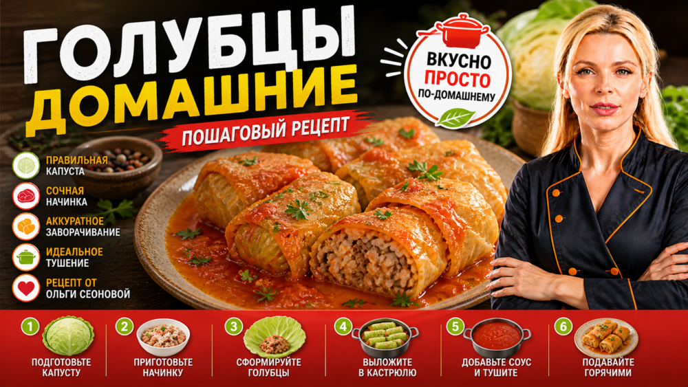 Голубцы домашние пошаговый рецепт | Капуста и начинка