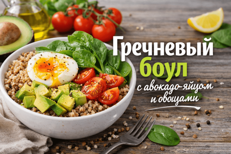 Полезный завтрак за 10 минут — простой и вкусный рецепт на каждый день