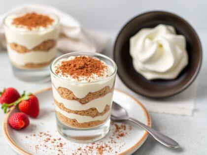 Тирамису в стакане рецепт классический с кремом маскарпоне и печеньем
