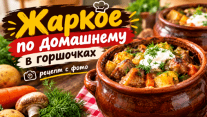 Жаркое по домашнему в горшочках рецепт с фото: как приготовить сочное жаркое, как у бабушки